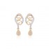 Diamond Necklace with Matching Earrings 18K Yellow Gold